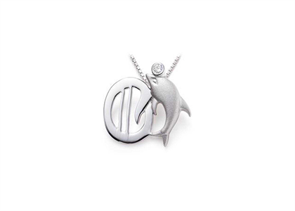 Rhodium Plated | Alphabet Pendants